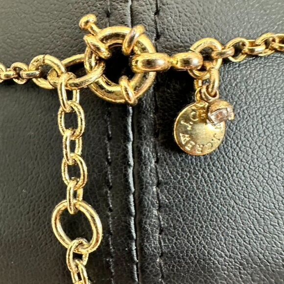 J. Crew Blue Crystal Geometric Statement Necklace - Picture 5 of 5